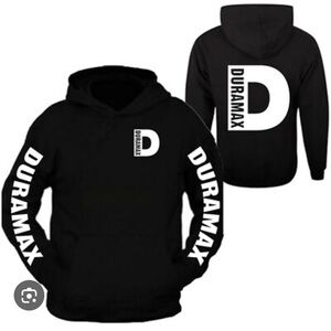 Black Hoodie with Bold Logo